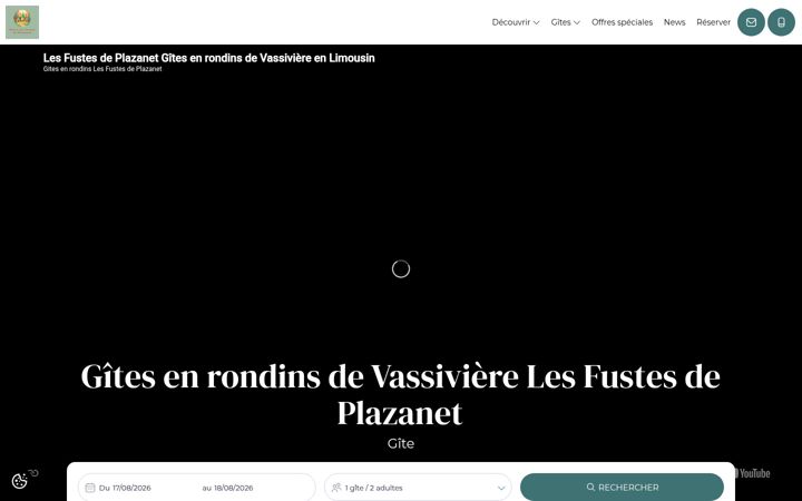 Screenshot of lesfustesdeplazanet.com