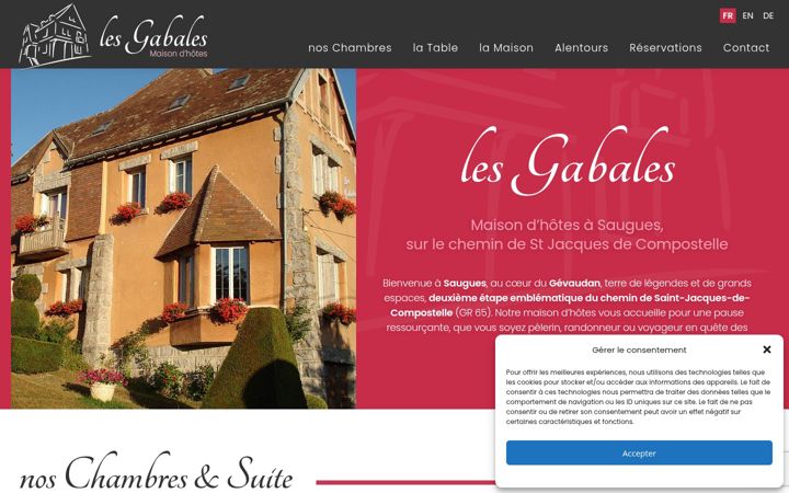 Screenshot of lesgabales.com