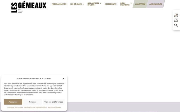 Screenshot of lesgemeaux.com