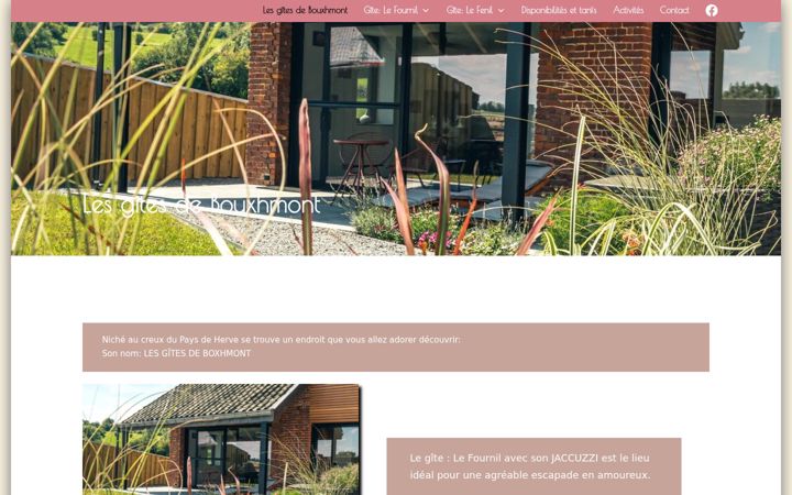 Screenshot of lesgitesdebouxhmont.com