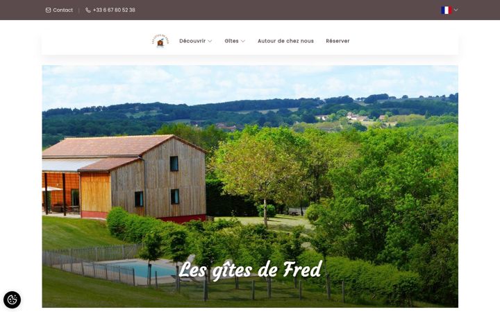 Screenshot of lesgitesdefred.fr