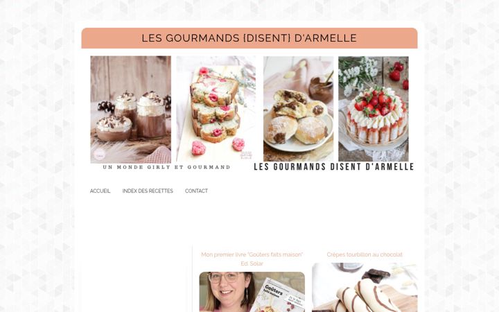 Screenshot of lesgourmandsdisentdarmelle.fr