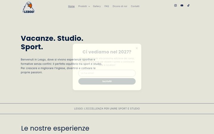 Screenshot of lesgousa.it
