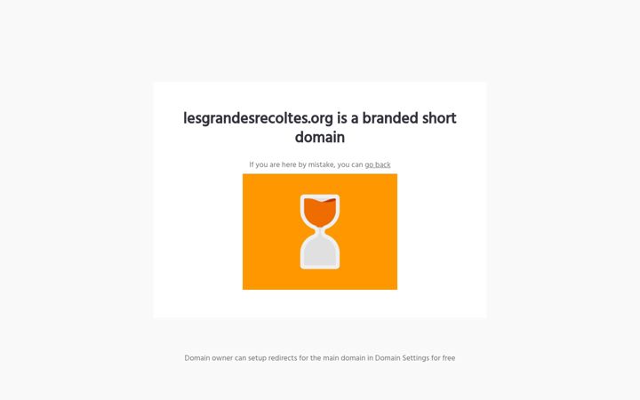 Screenshot of lesgrandesrecoltes.org