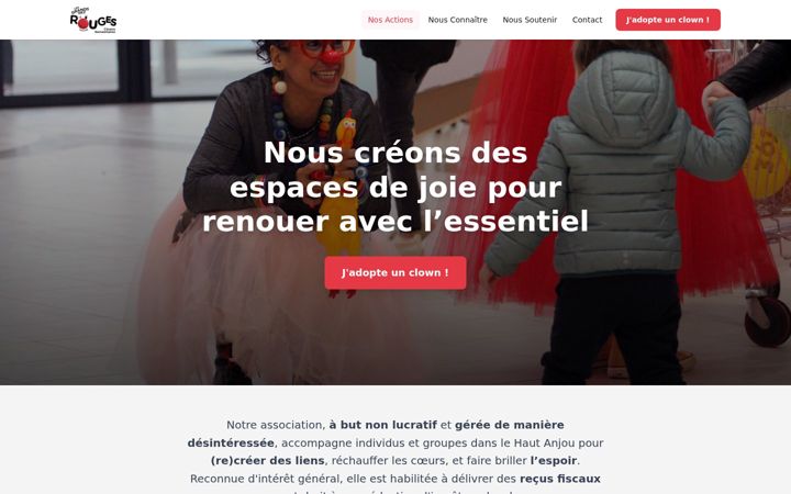 Screenshot of lesgrandsnezrouges.org