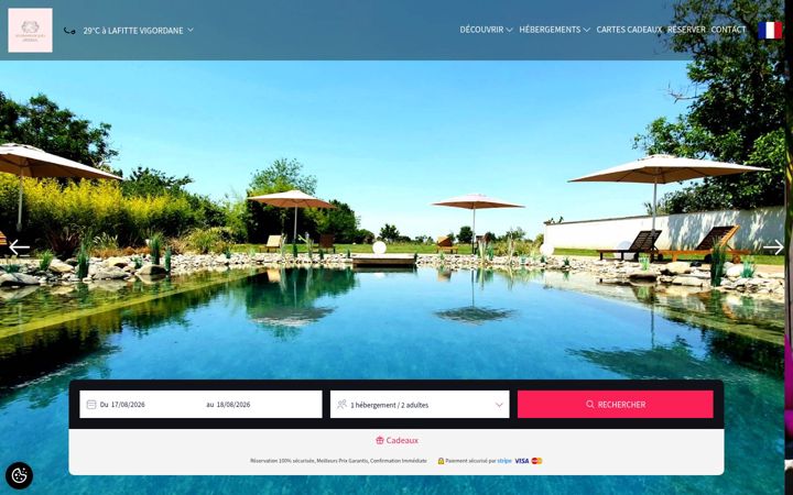 Screenshot of lesgrangesdejules.com