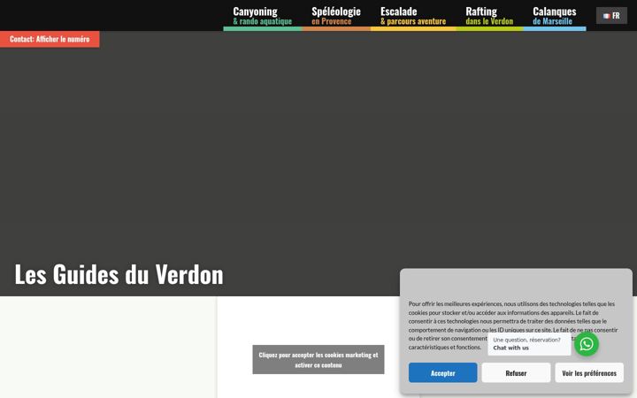 Screenshot of lesguides.net