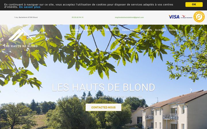 Screenshot of leshautsdeblond.com