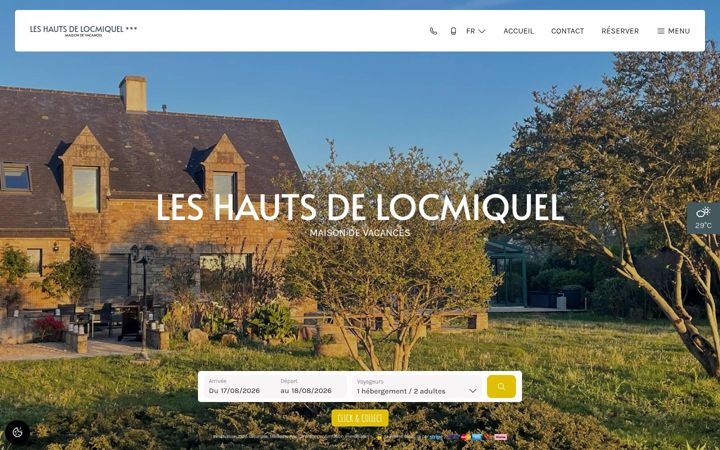 Screenshot of leshautsdelocmiquel.com
