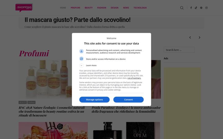 Screenshot of leshoppingnews.com