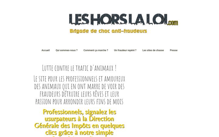 Screenshot of leshorslaloi.com