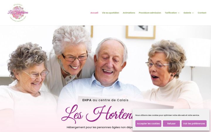 Screenshot of leshortensiascalais.fr