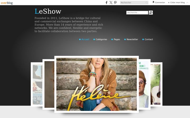 Screenshot of leshow.fr