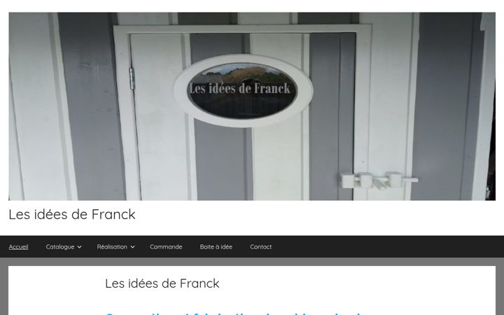 Screenshot of lesideesdefranck.fr