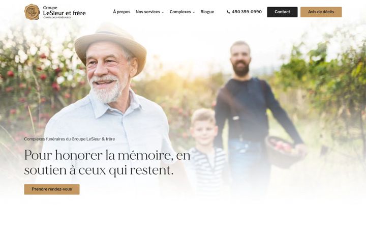 Screenshot of lesieuretfrere.com