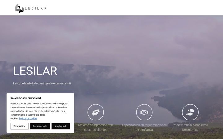 Screenshot of lesilar.com