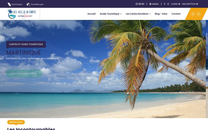 Screenshot of lesilesalacarte.com
