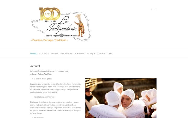 Screenshot of lesindependants.be