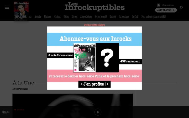 Screenshot di lesinrocks.com