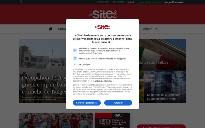 Screenshot of lesiteinfo.com