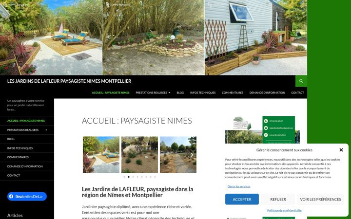 Screenshot of lesjardinsdelafleur.fr