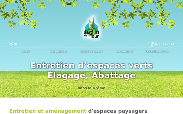 Screenshot of lesjardinsdelatour.fr
