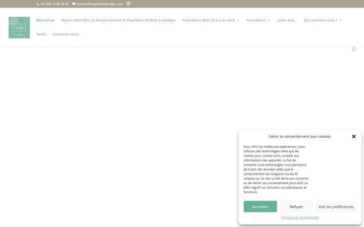 Screenshot of lesjardinsdortigia.com