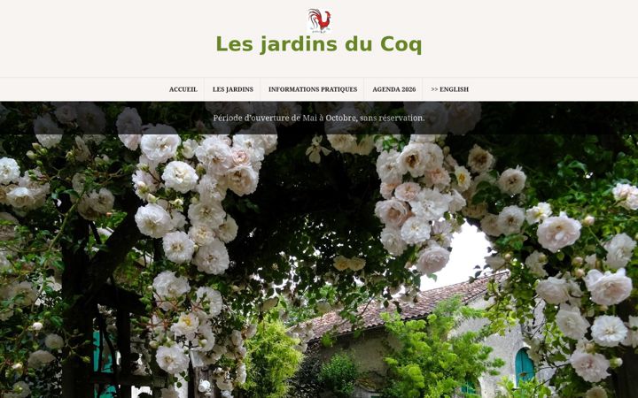 Screenshot of lesjardinsducoq.com