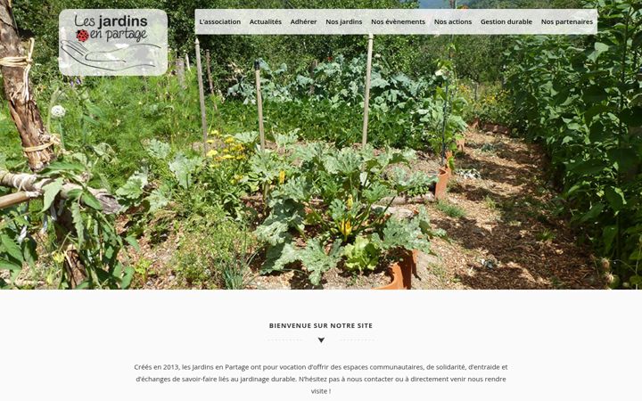Screenshot of lesjardinsenpartage.com