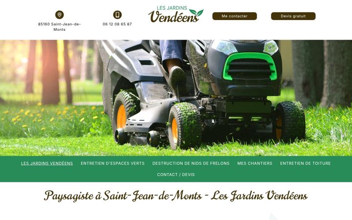 Screenshot of lesjardinsvendeens.fr