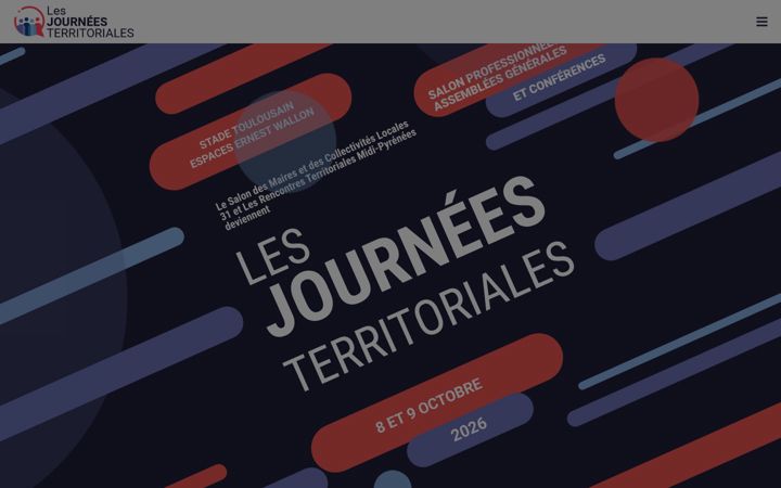 Screenshot of lesjourneesterritoriales.fr