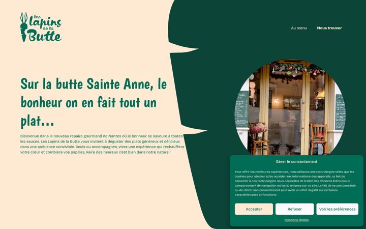 Screenshot of leslapinsdelabutte.com