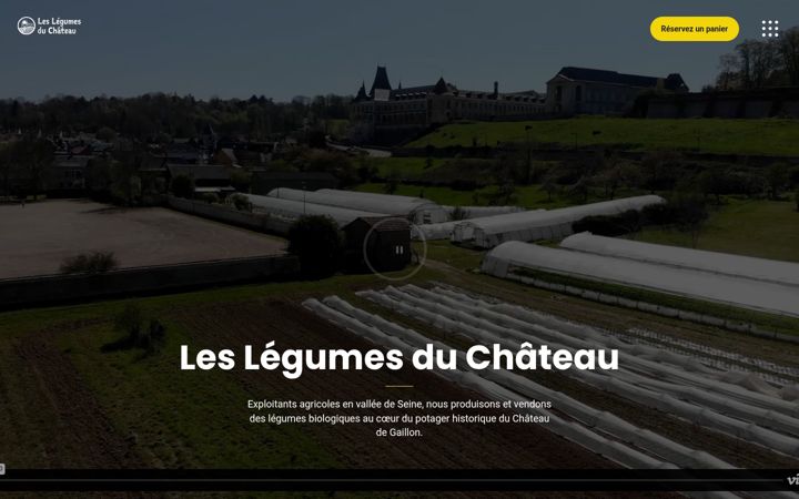 Screenshot of leslegumesduchateau.fr