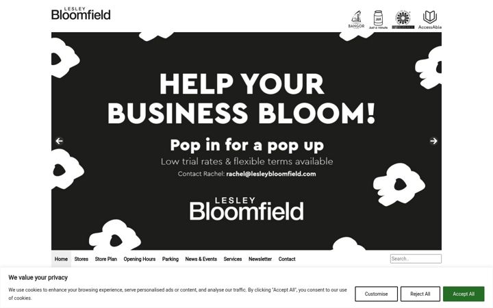 Screenshot of lesleybloomfield.com