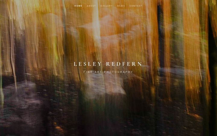 Screenshot of lesleyredfern.com