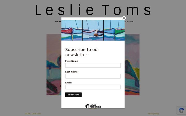 Screenshot of leslietoms.com
