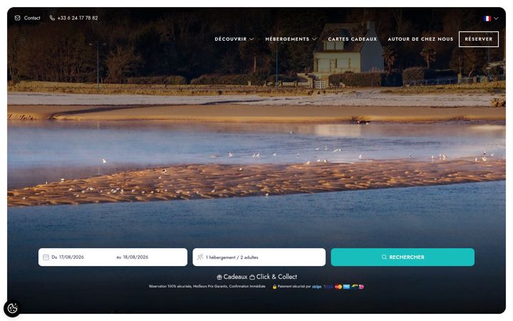 Screenshot of leslogisdekerdrien.com