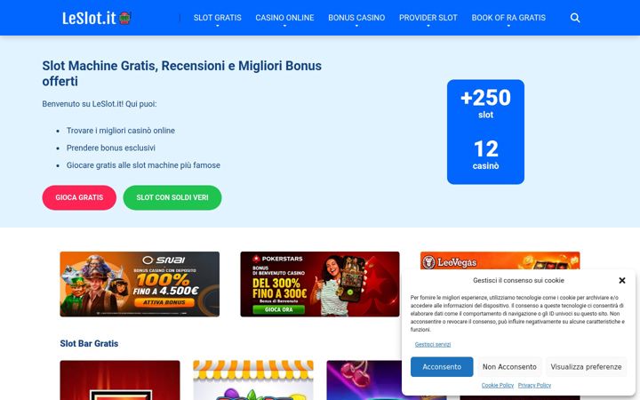 Screenshot of leslot.it