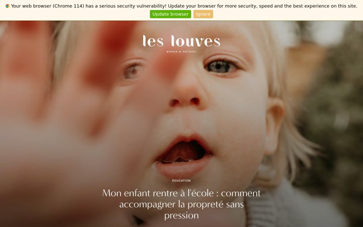 Screenshot of leslouves.com
