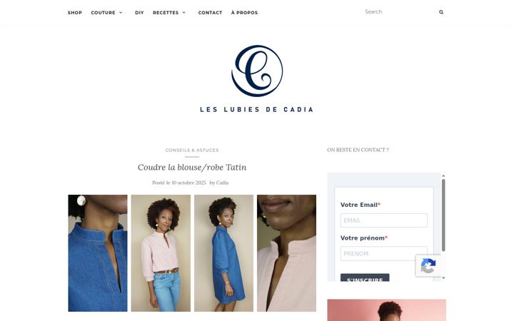 Screenshot of leslubiesdecadia.com