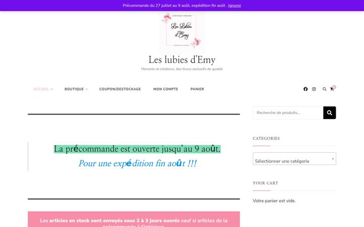 Screenshot of leslubiesdemy.com