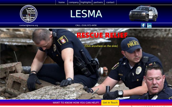 Screenshot of lesma.org