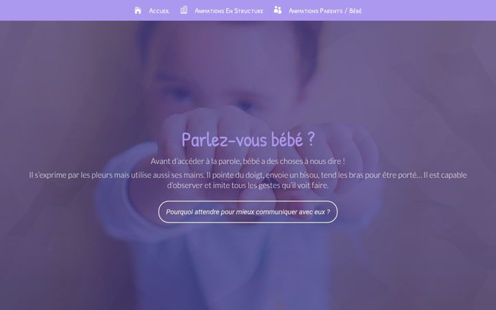 Screenshot of lesmainsbavardes.fr