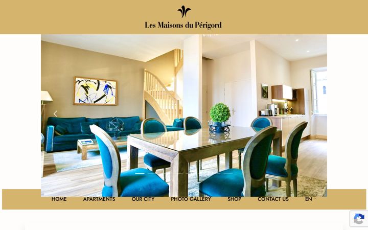 Screenshot of lesmaisonsduperigord.com
