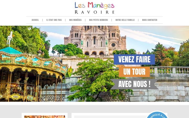 Screenshot of lesmanegesravoire.com