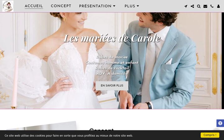 Screenshot of lesmarieesdecarole.com