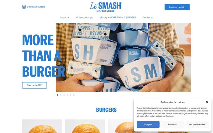 Screenshot of lesmashburgers.com