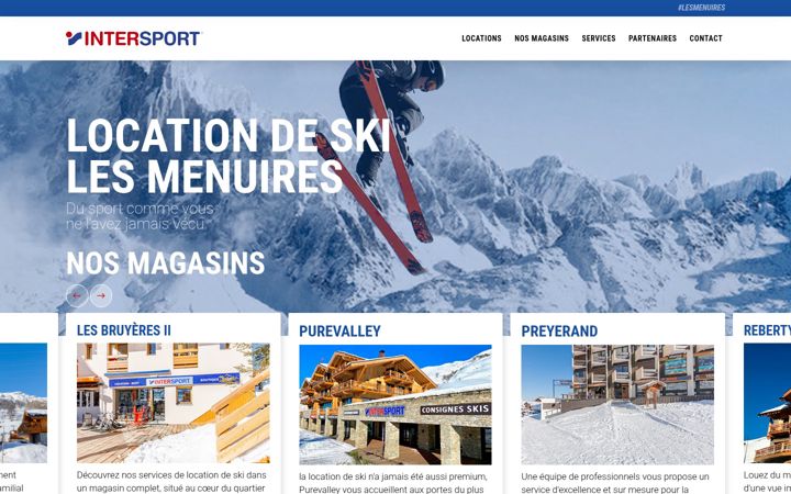 Screenshot of lesmenuires-intersport.com
