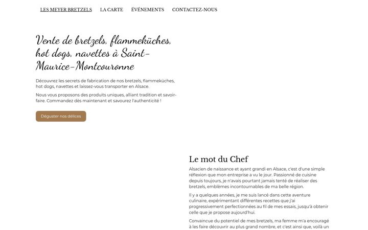 Screenshot of lesmeyerbretzels.fr