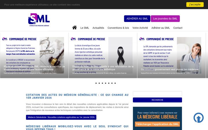 Screenshot of lesml.org